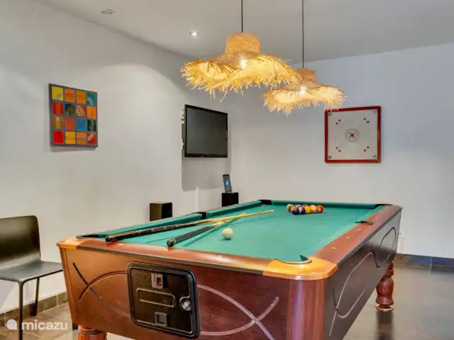 Casa Madelaine huren in Spanje, Costa Blanca, Jávea - villa Het biljart in de speelkamer - ook een dartspel