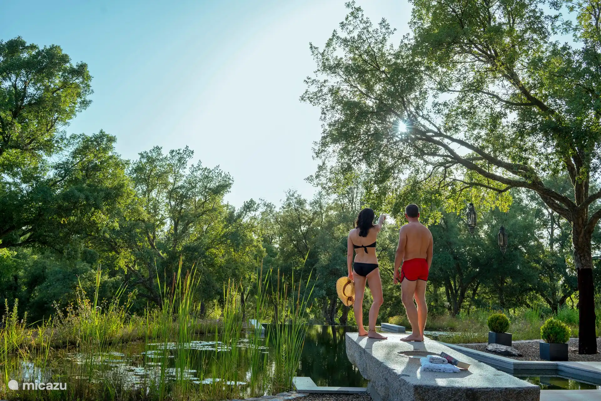 Shared swimming pool