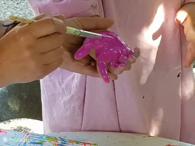 Location de Vacances France, Poitou-Charentes, Journet, gîte / cottage -  'Pêche' - La Grange du Moulin  Activité de peinture sur tissu organisée chaque semaine