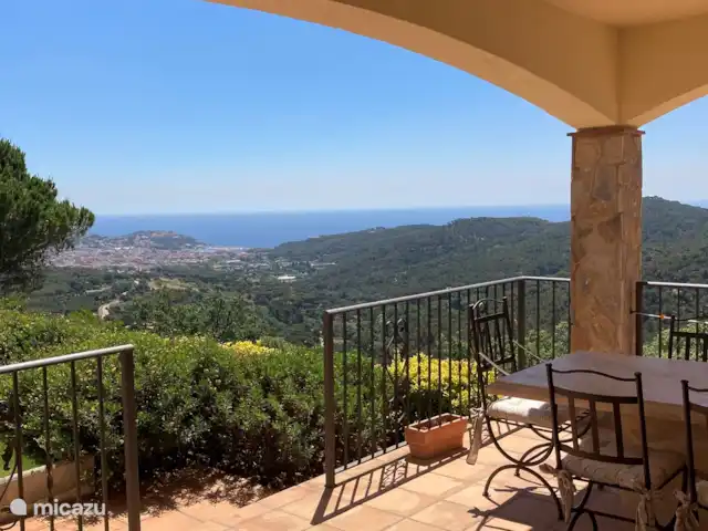 Villa avec vue spectaculaire  | Espagne, Costa Brava, Sant Feliu de Guíxols - villa Vue depuis la terrasse de la piscine