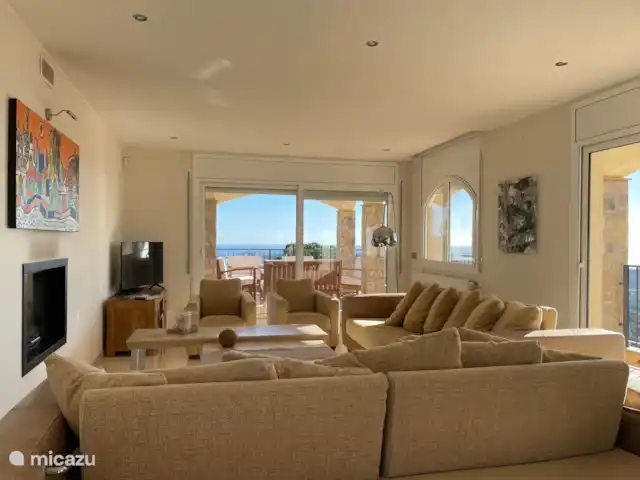 Villa avec vue spectaculaire  | Espagne, Costa Brava, Sant Feliu de Guíxols - villa Salon confortable