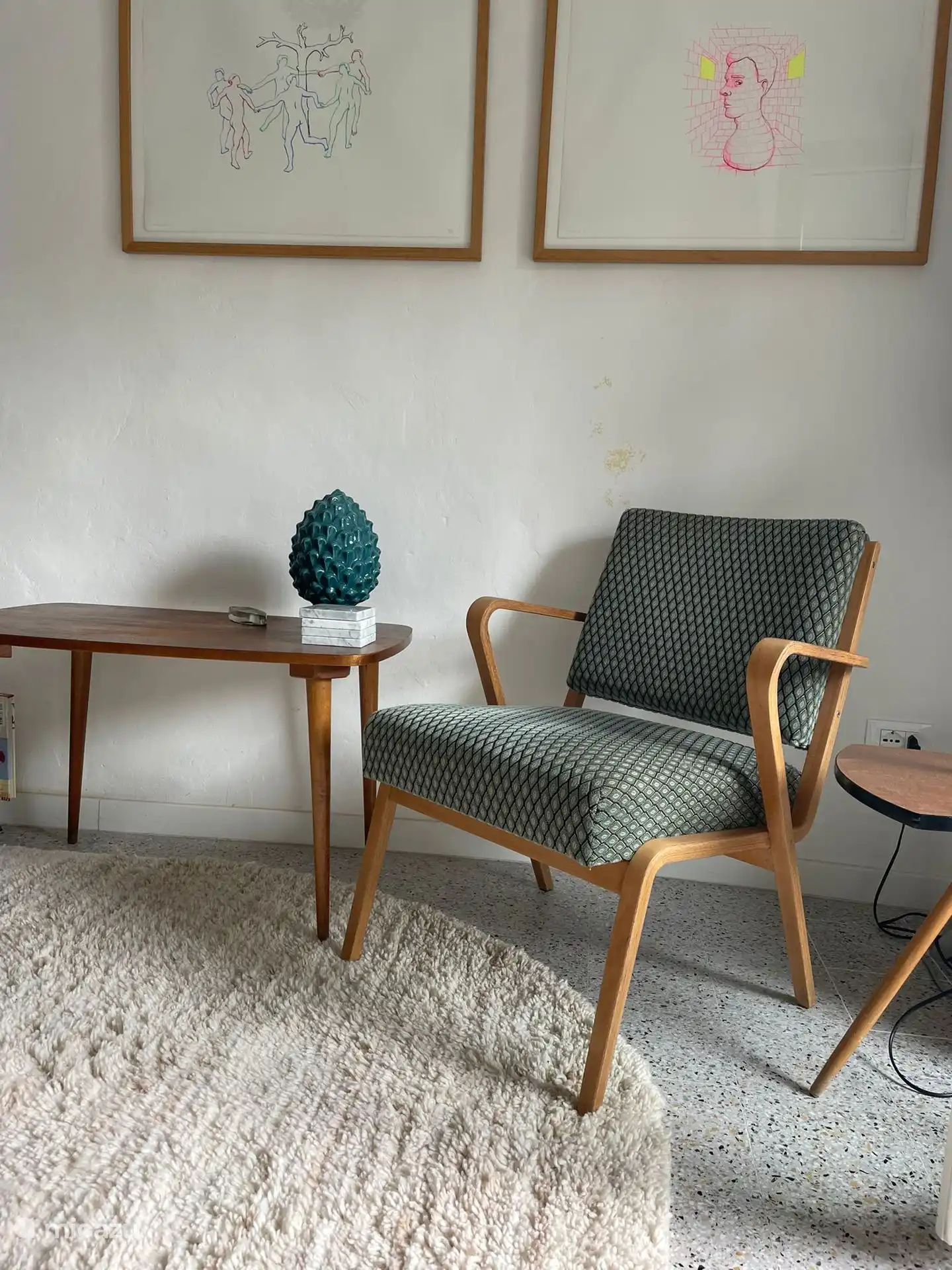 Fauteuil in woonkamer