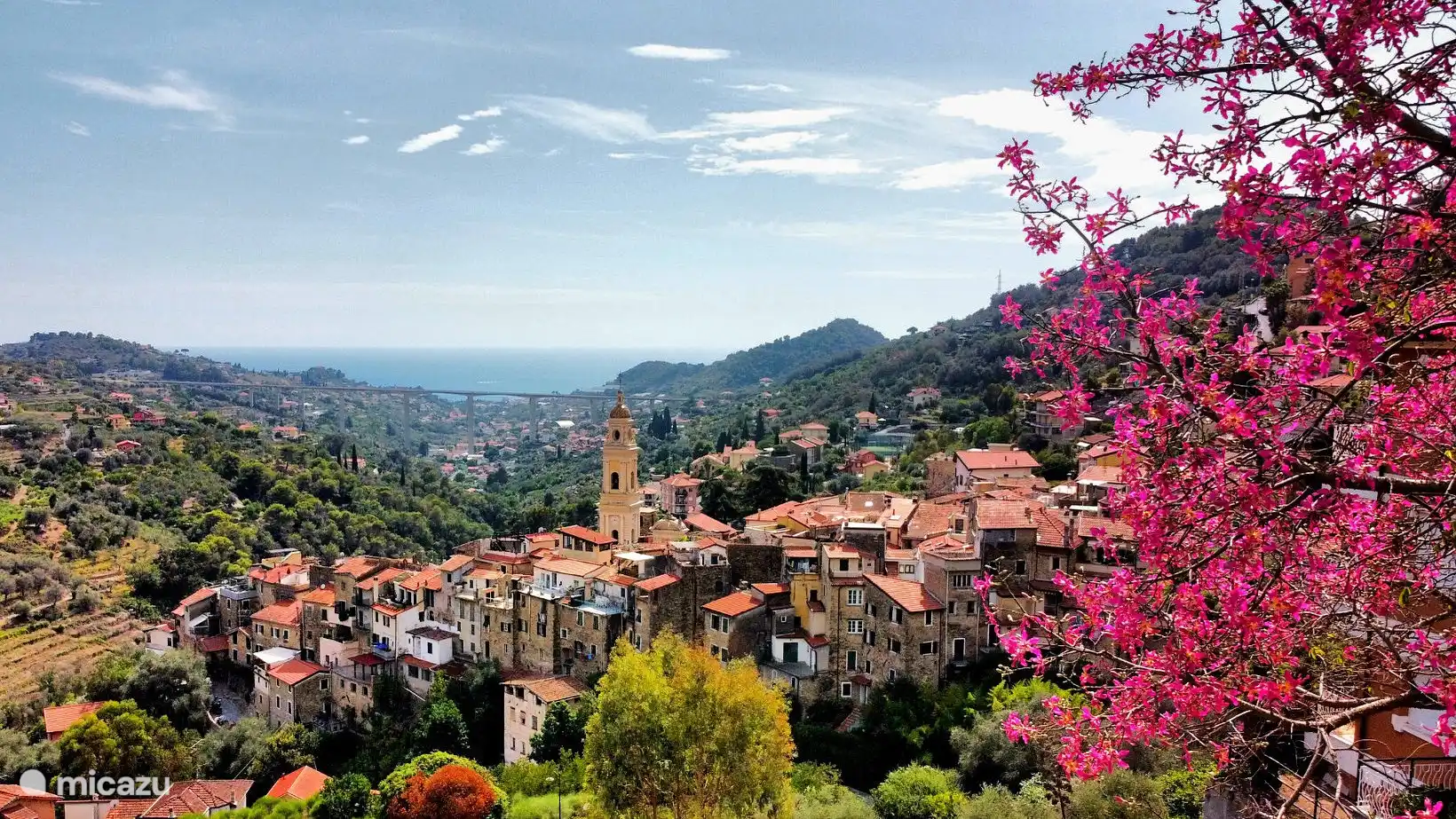 Vallebona, das Meer in 4 km Entfernung