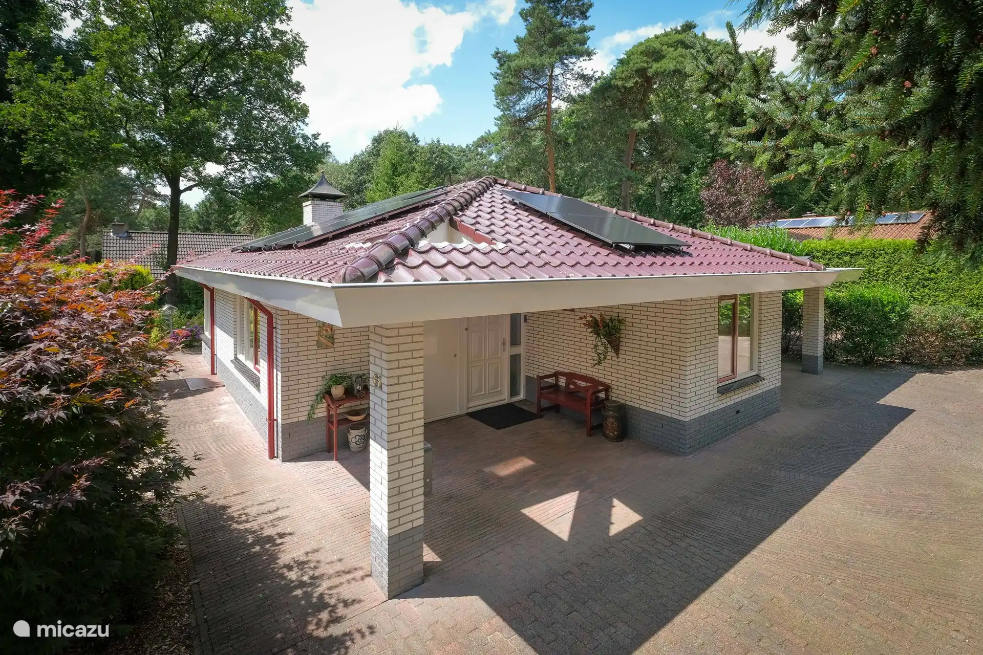 Draufsicht auf das Haus