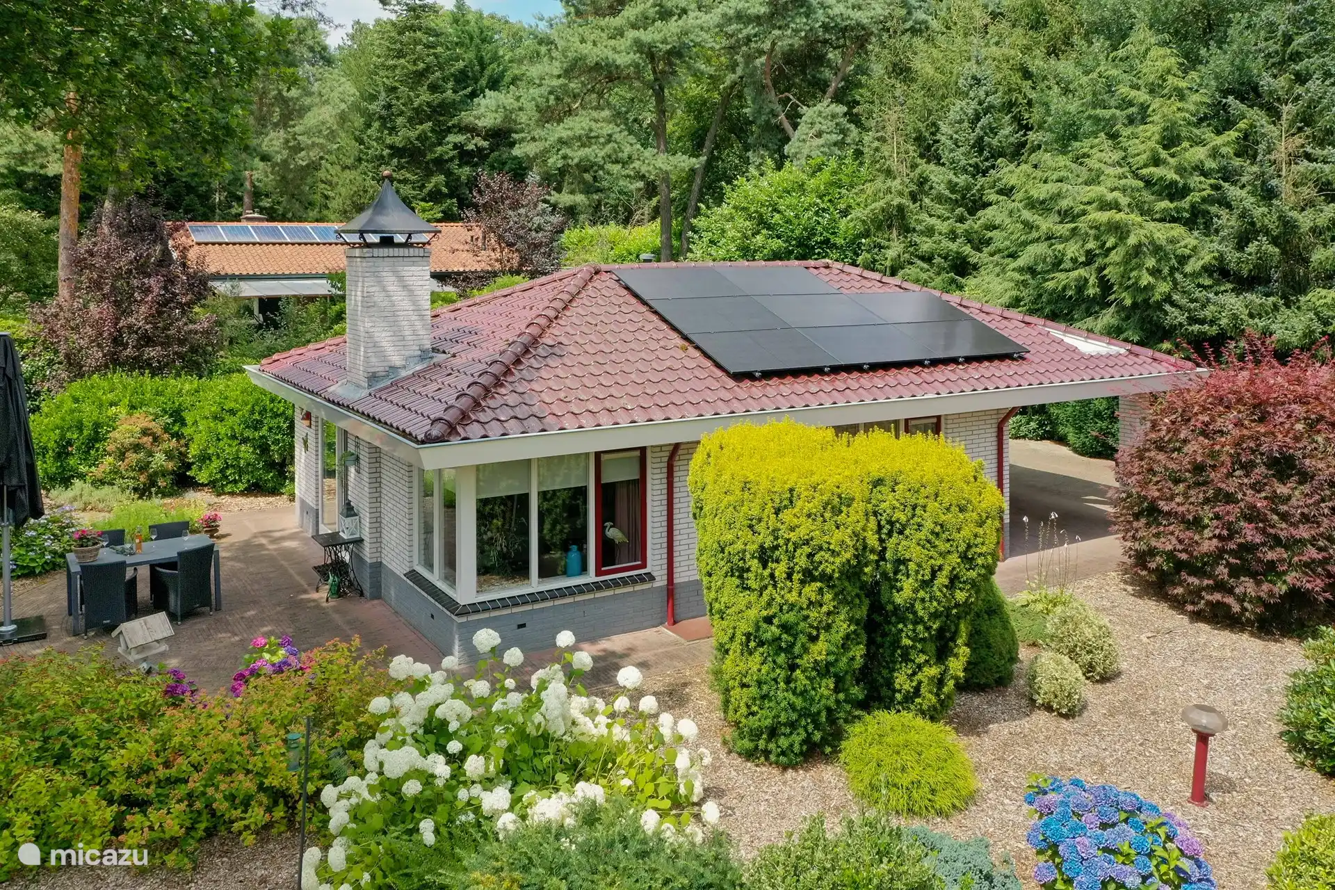 Draufsicht auf das Haus