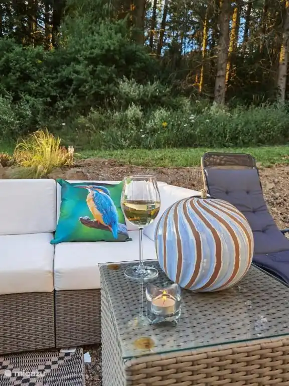 Calidez en la terraza