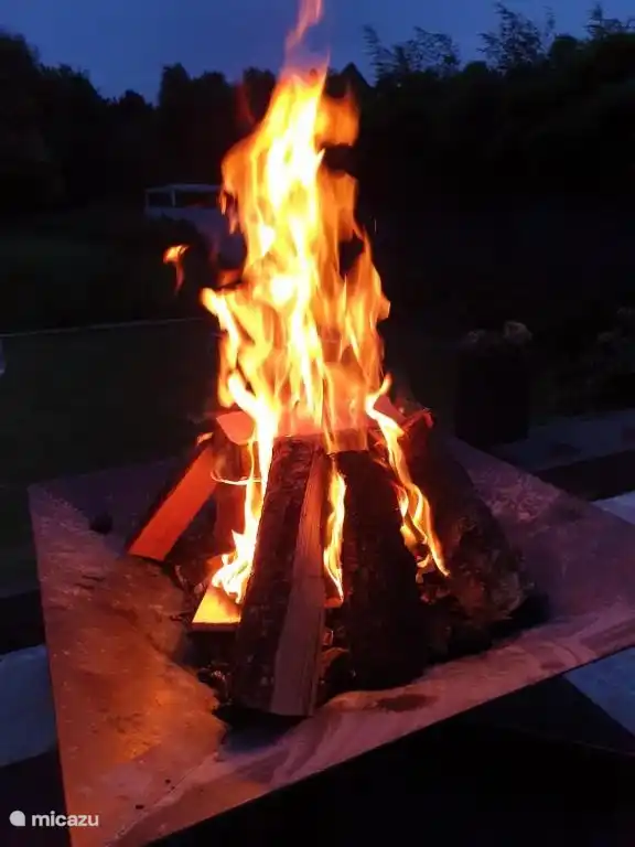 Fogata en la terraza