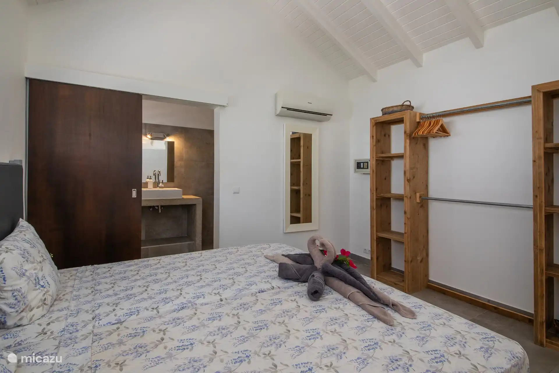 Beautiful, spacious bedroom.