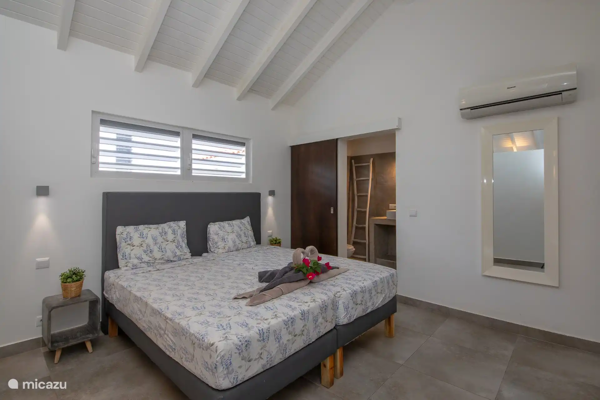 Beautiful, spacious bedroom.