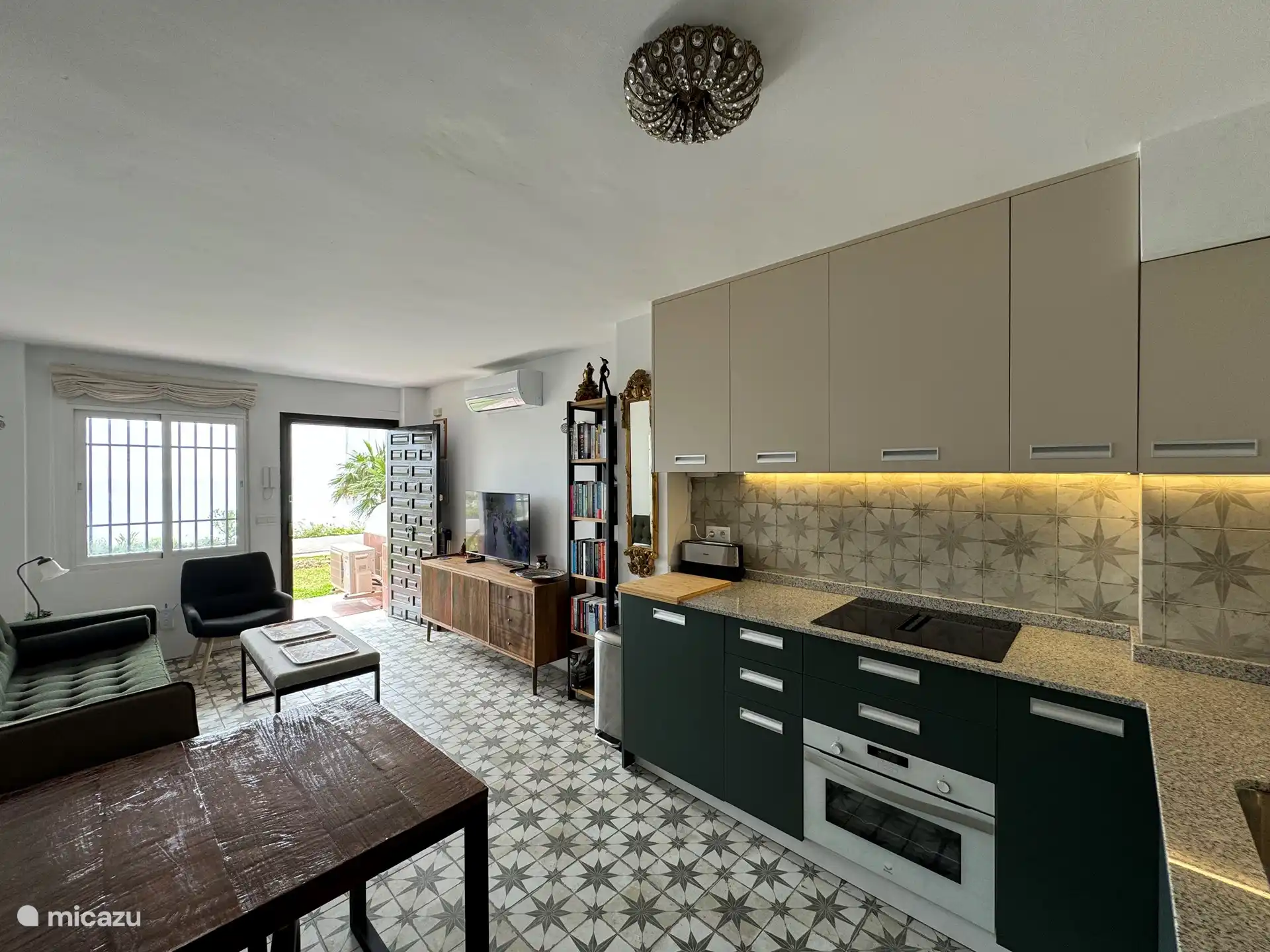 Offene Küchen und Wohnzimmer