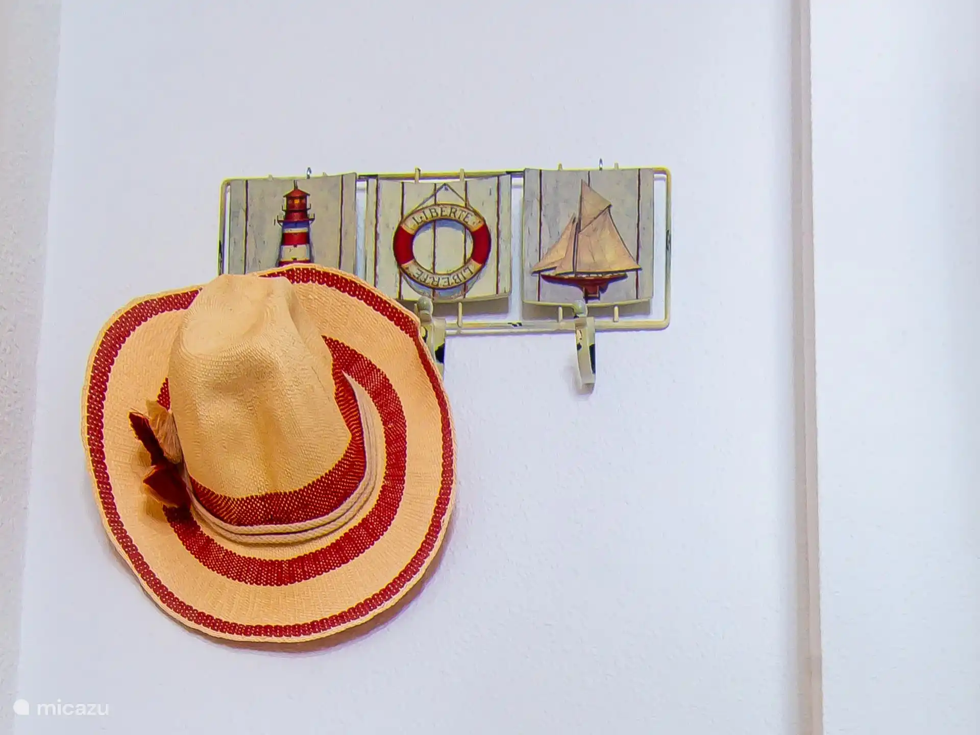 Kapstop, decoratie in de tweede slaapkamer  