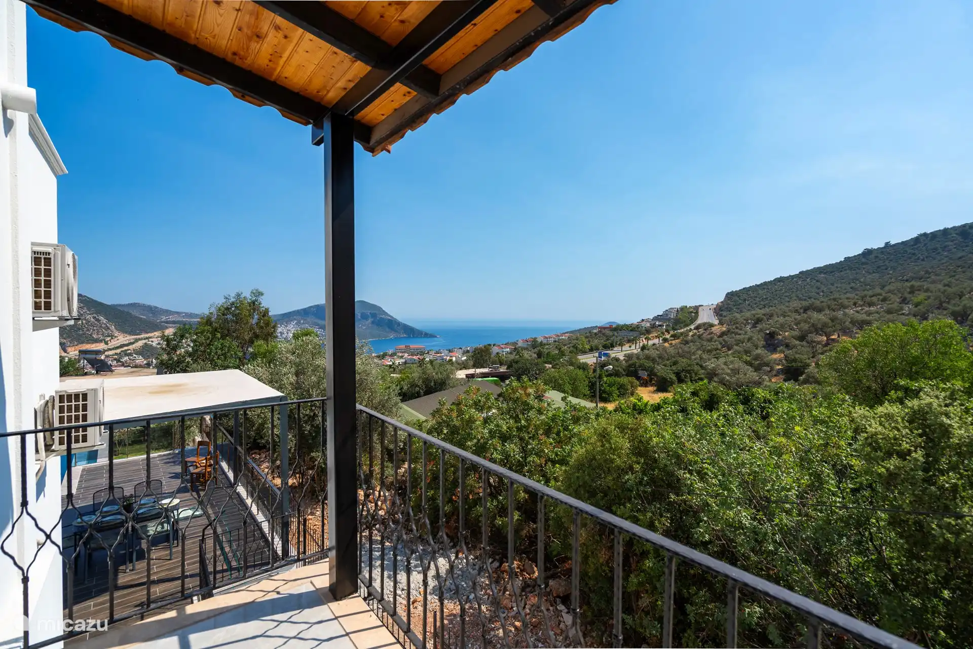 Balkon eines Zimmers