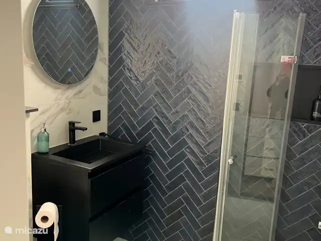 Location de Vacances Pays-Bas, Hollande du Nord, Velsen, tiny house - Modern & Cozy Tiny House Salle de bain luxueuse et moderne
