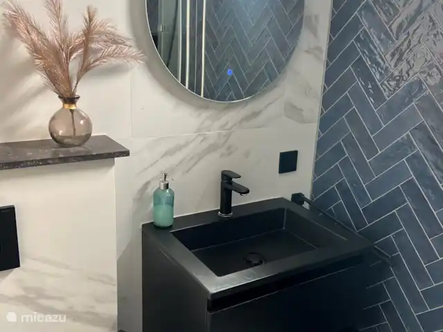 Location de Vacances Pays-Bas, Hollande du Nord, Velsen, tiny house - Modern & Cozy Tiny House Salle de bain luxueuse et moderne
