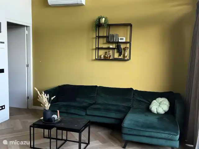 Location de Vacances Pays-Bas, Hollande du Nord, Velsen, tiny house - Modern & Cozy Tiny House Canapé dans le salon