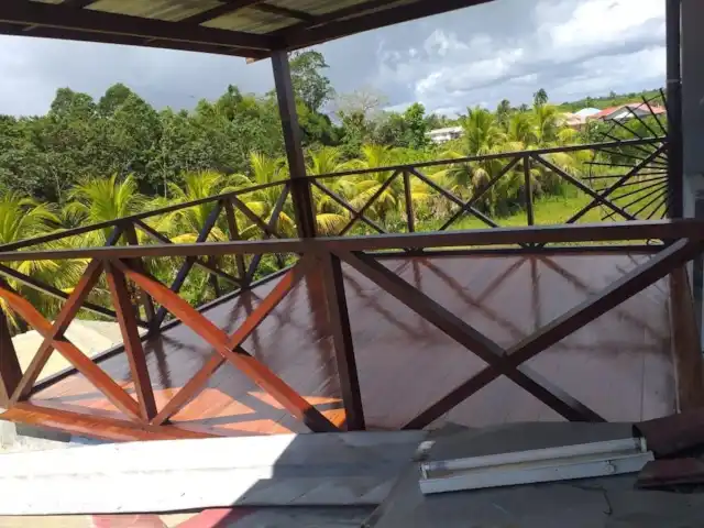 Ash&Ash Appartement 3  | Suriname, Commewijne, Meerzorg - appartement Vue sur la terrasse