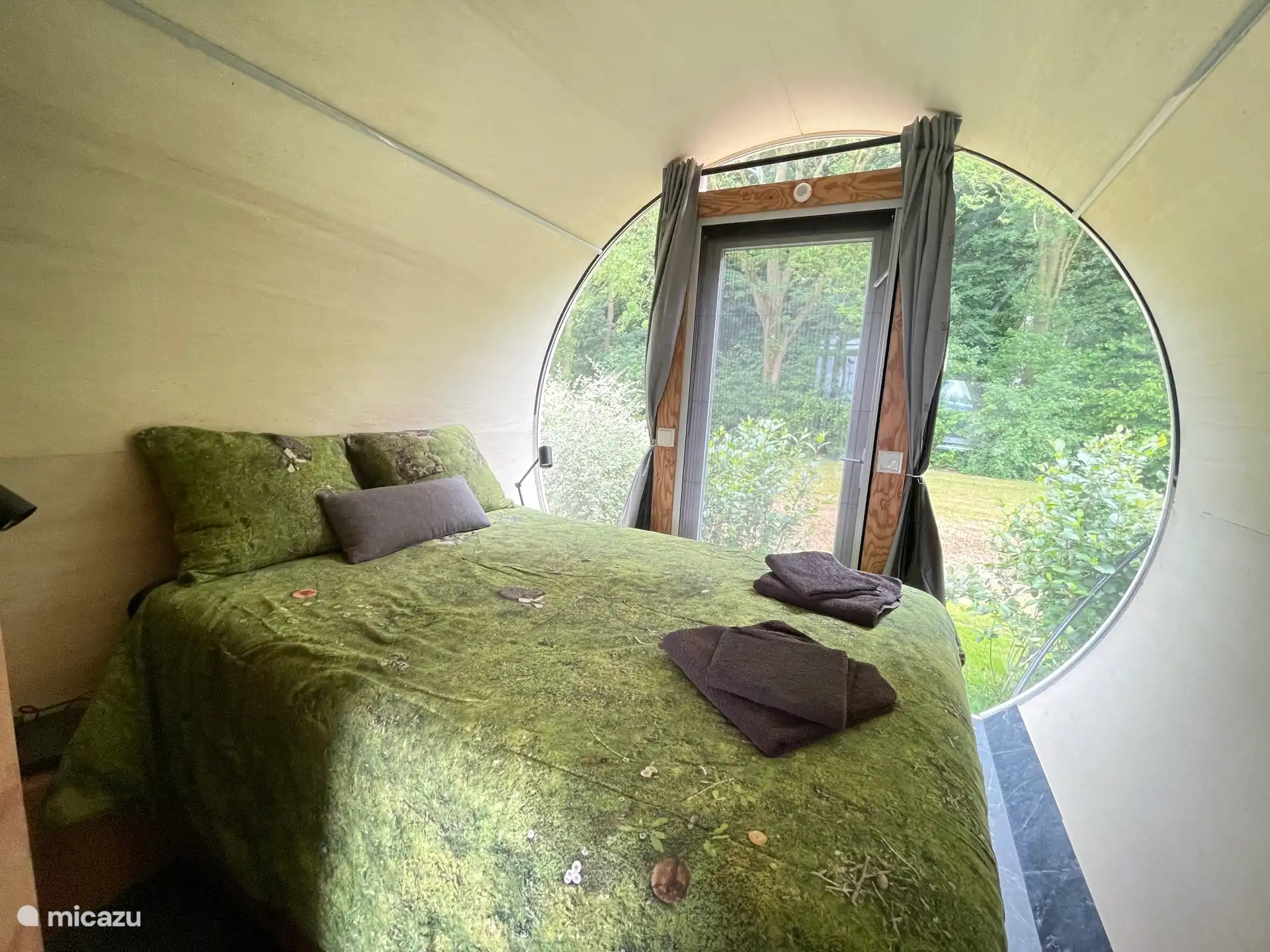 uitgerust wakker worden in een oase van groen om je heen!