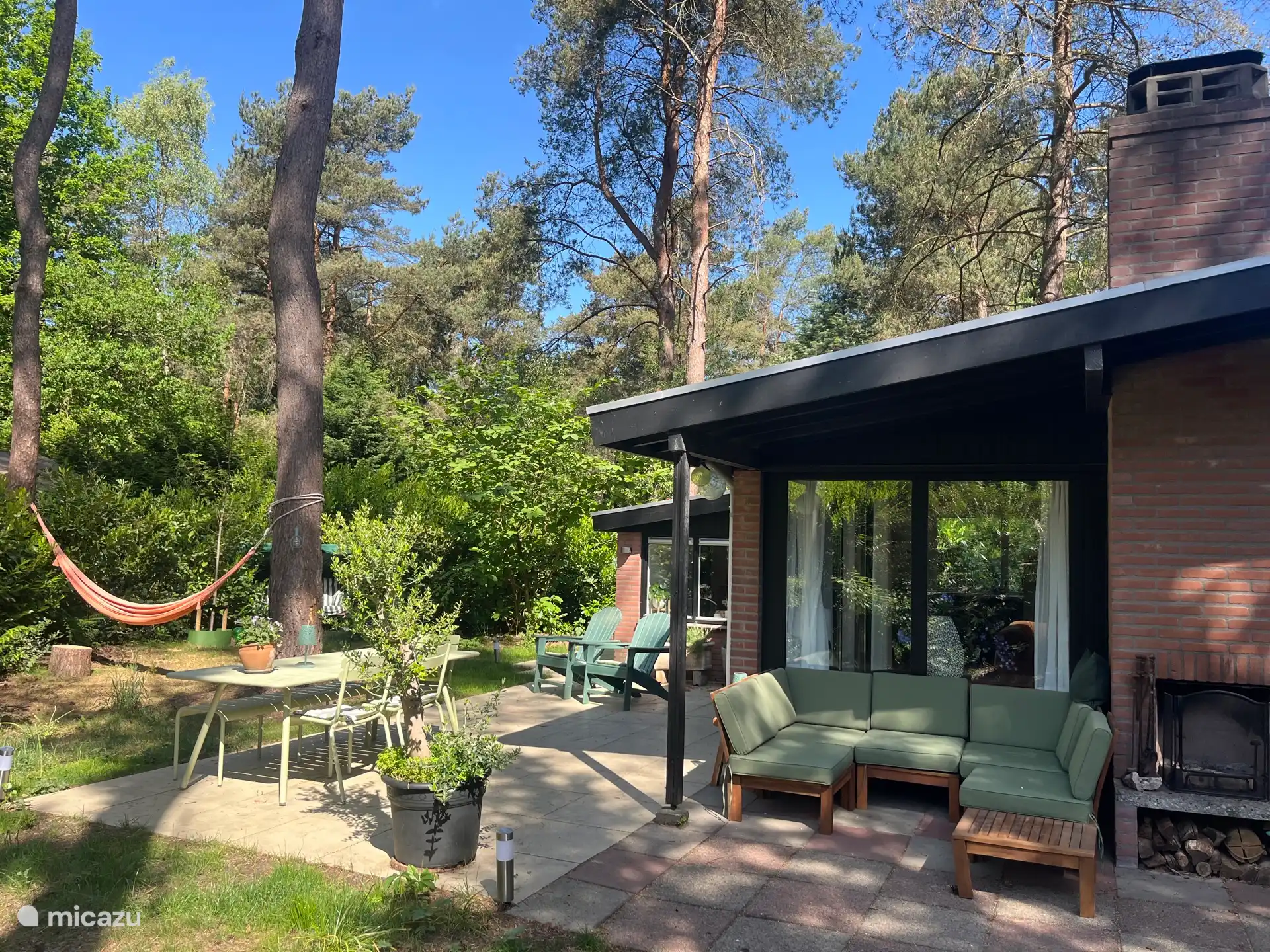 bungalow huren in Vriezenveen, Twente, Nederland - Kleinschalig gezins boshuisje