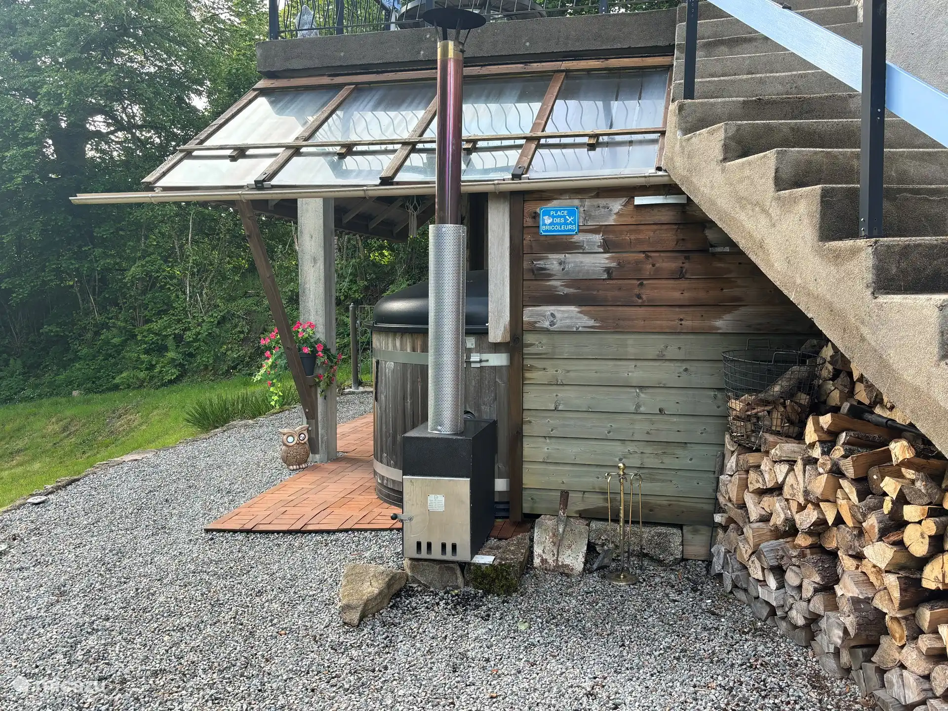 Kachel van de hottub