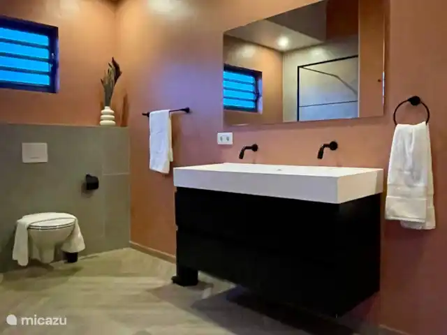 Location de Vacances Curaçao, Banda Ariba (est), Jan Thiel, villa - Villa Jan Thiel avec piscine privée Salle de bain de la chambre 1
