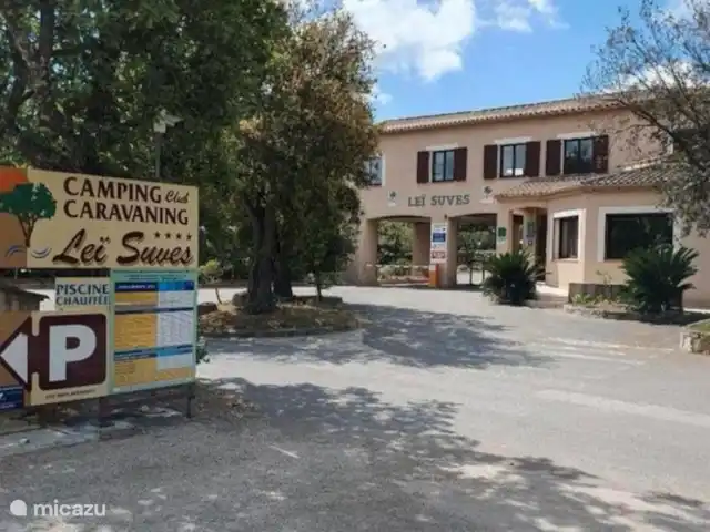 Chalet Coco huren in Frankrijk, Côte d´Azur, Roquebrune-sur-Argens - chalet Ingang camping Lei Suves