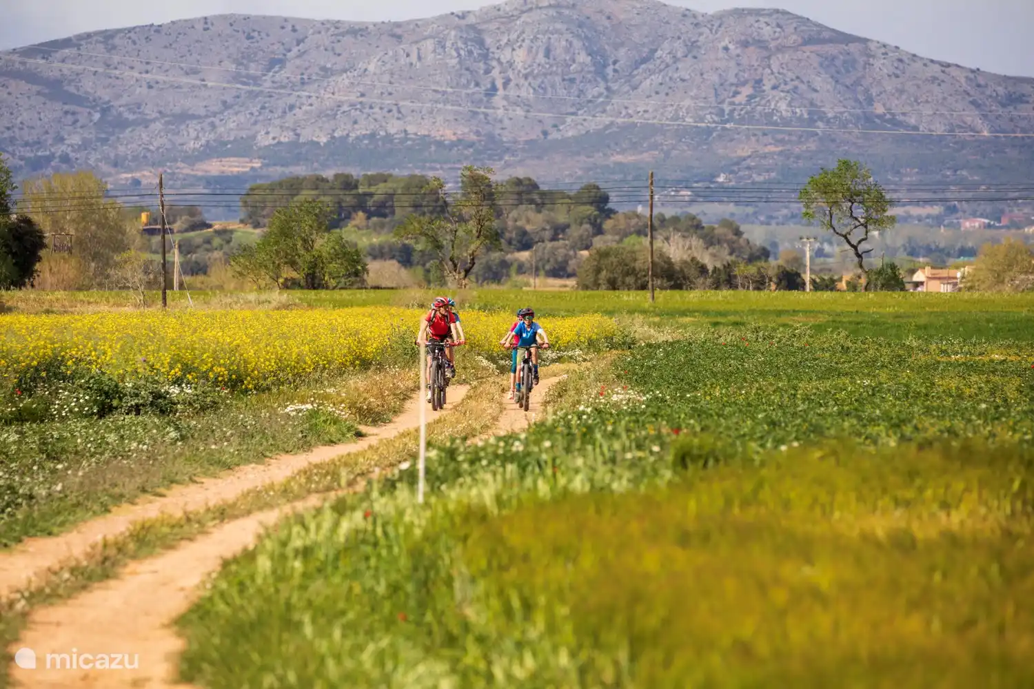 Rutas BTT en el Baix Empordà. Puede organizar bicicletas de montaña con el propietario.
