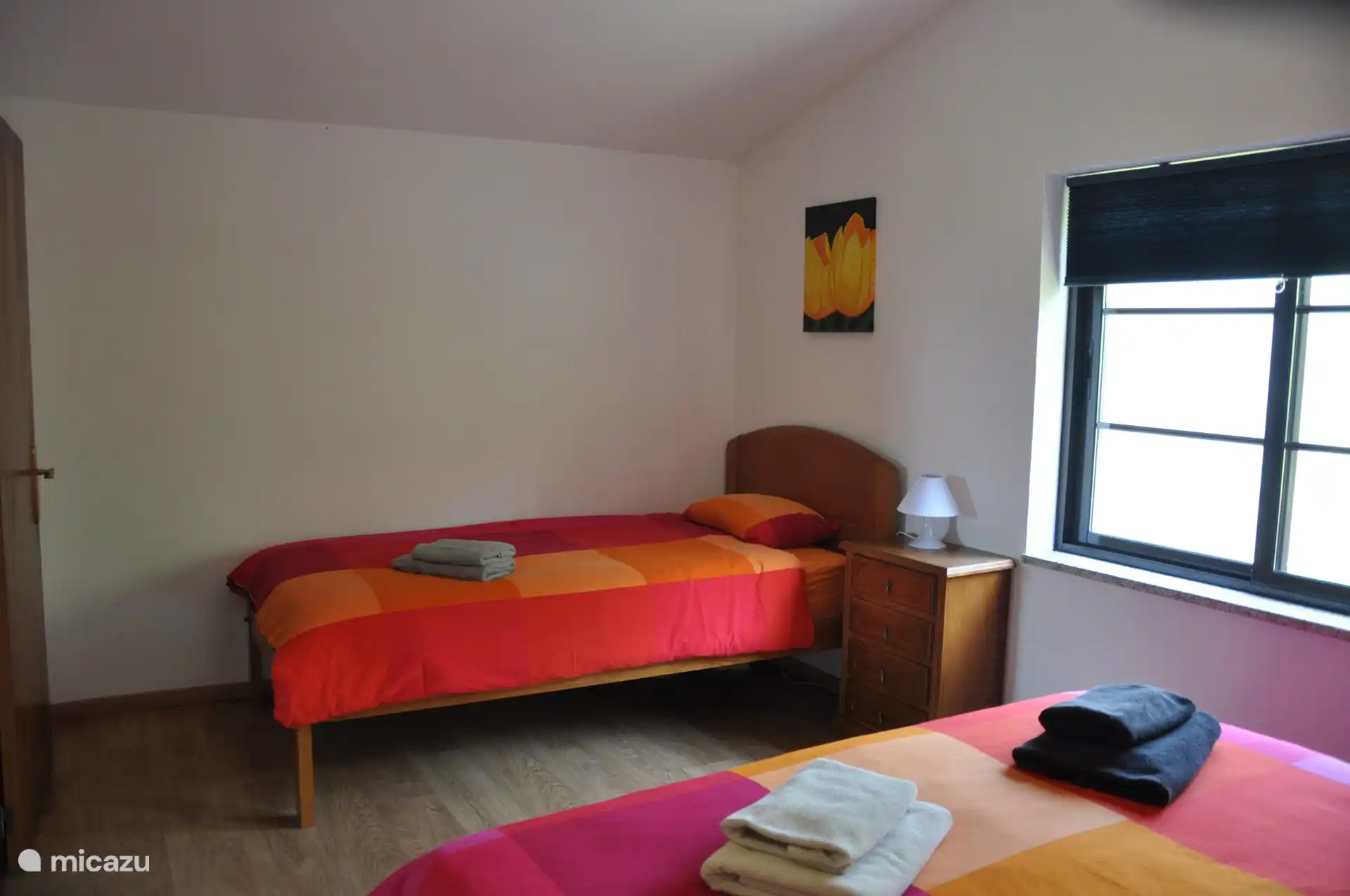 Schlafzimmer 2 Palmeira, 2p Bett und 1p Bett