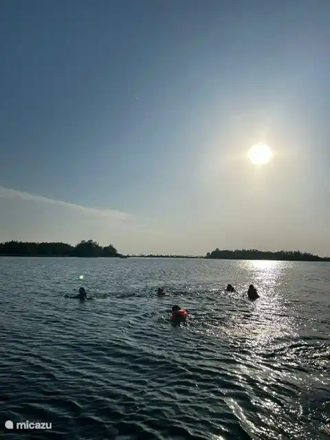 Genießen Sie das Schwimmen im See