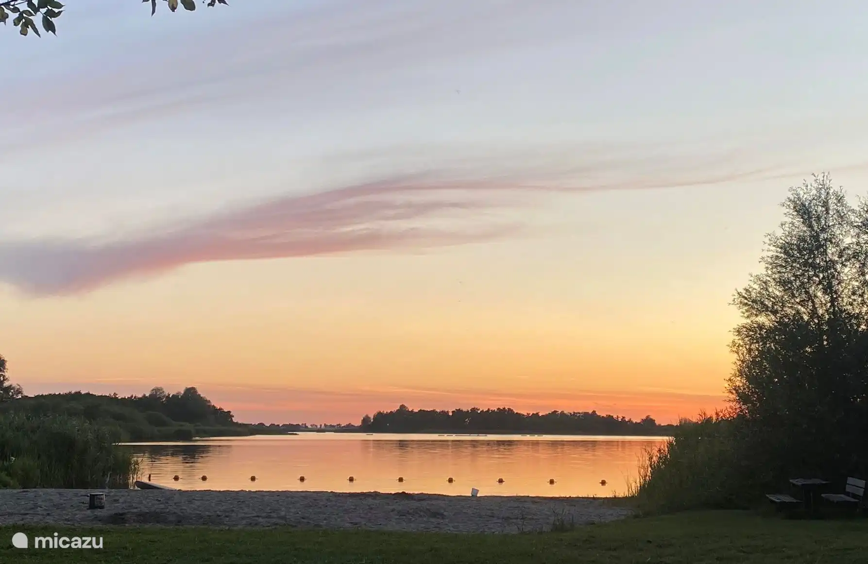 Der Strand bei Sonnenuntergang