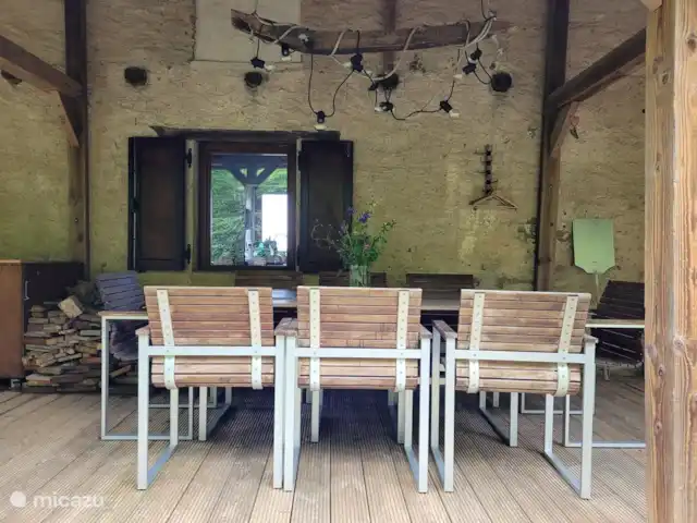 Location de Vacances Italie, Piémont, Niella Belbo, maison de vacances - Casa Rocco  Longue table pour profiter de la cuisine italienne