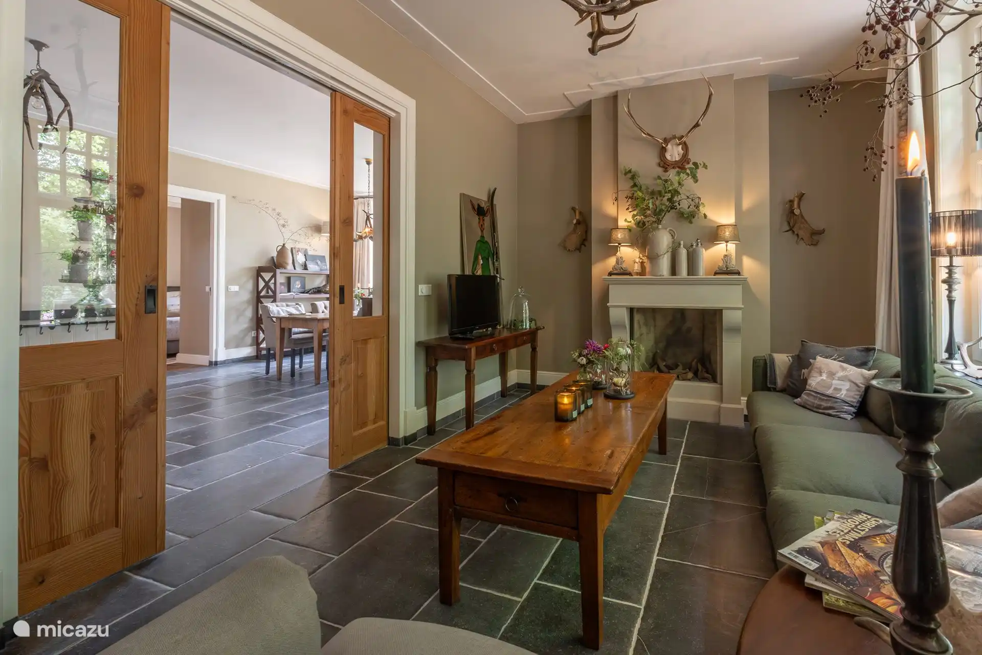 Maison de vacances Landelijk Twente salon