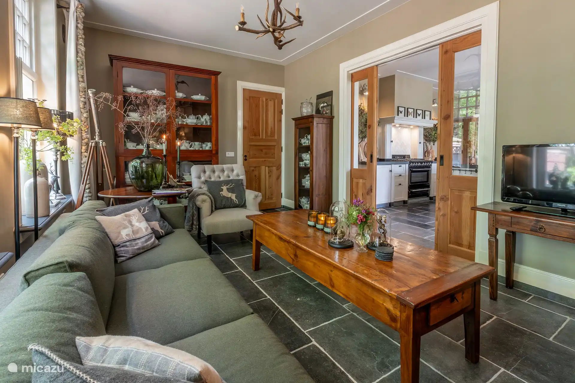 Maison de vacances Landelijk Twente salon