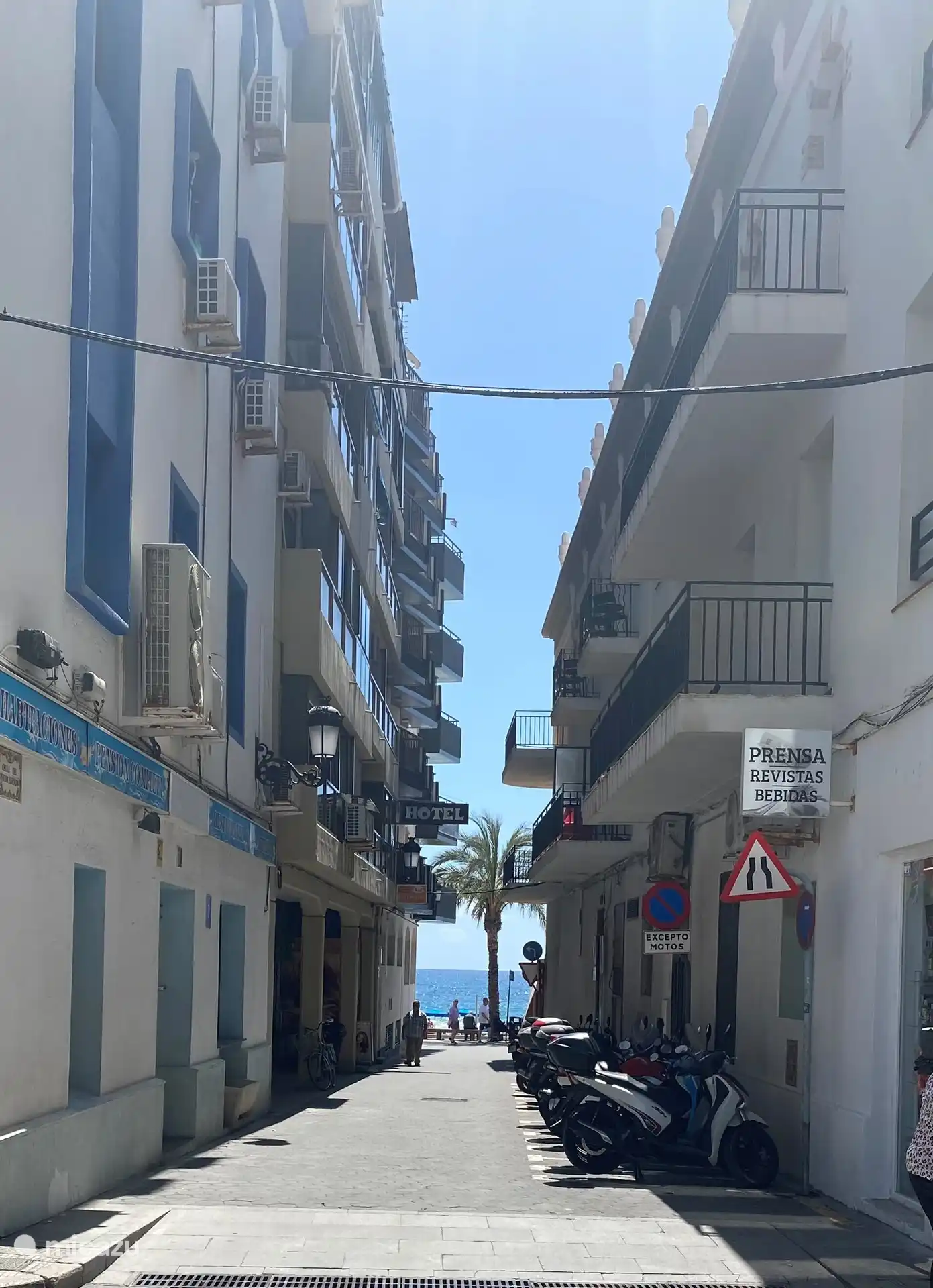 Distance de la plage