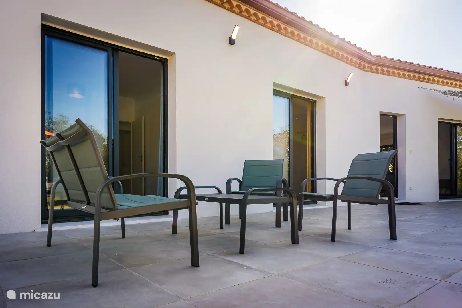 Lounge-Set auf der Terrasse