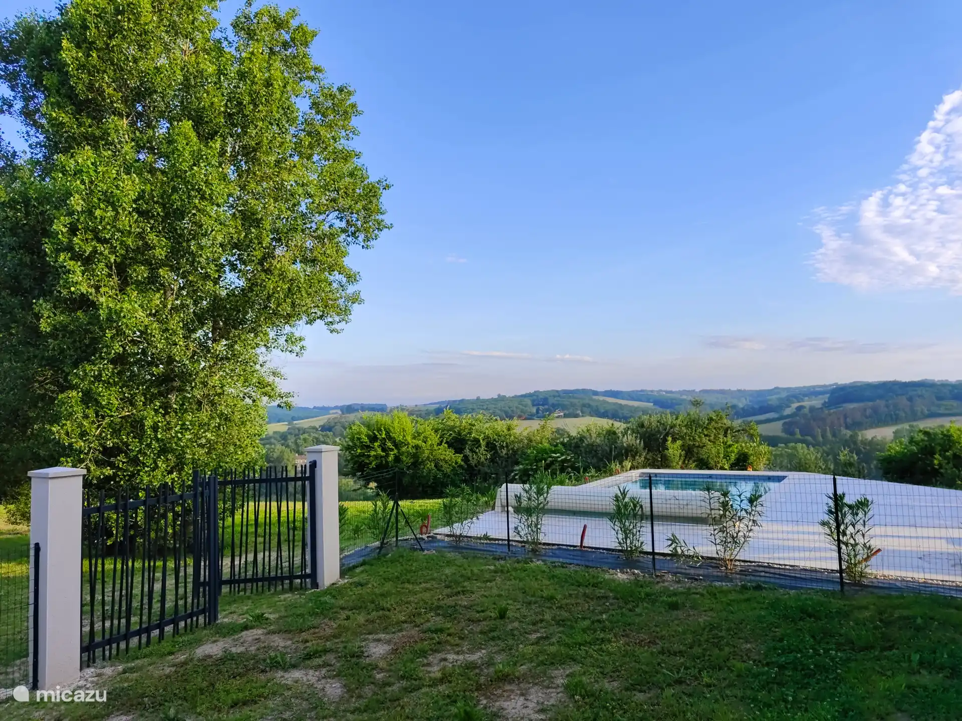 Heated pool and view 