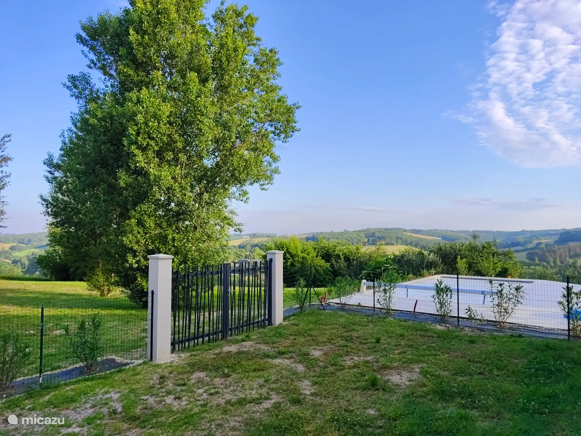 Heated pool and view
