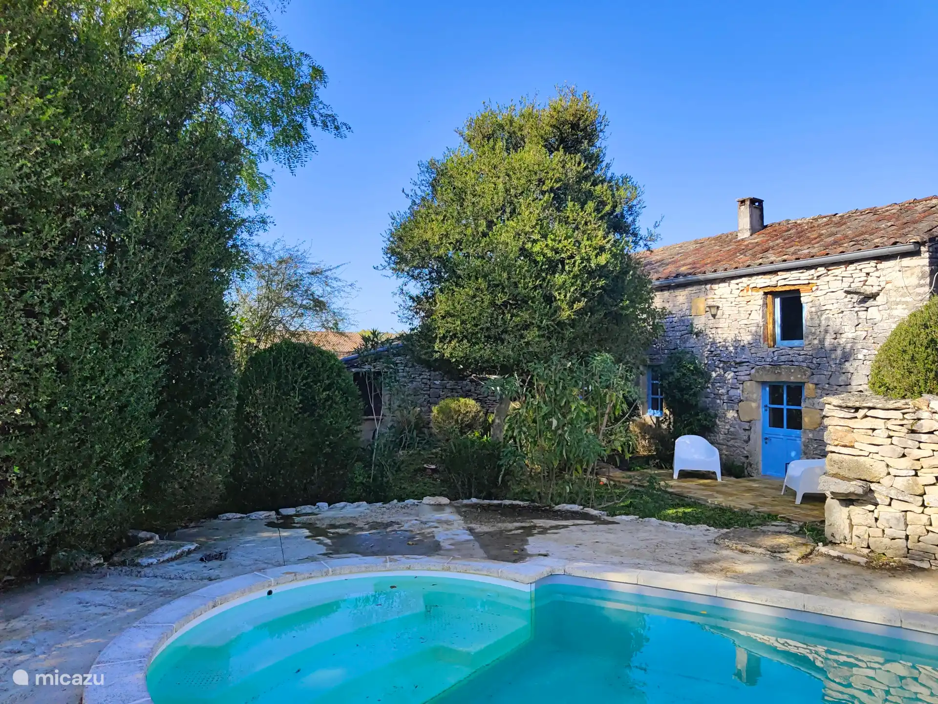 Lastminute landhuis / kasteel huren in Frankrijk, Tarn-et-Garonne, Saint-Antonin-Noble-Val – Gite Valades - zwembad en uitzicht