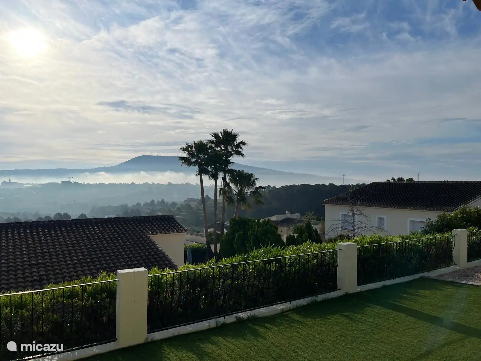 Uitzicht van het terras.