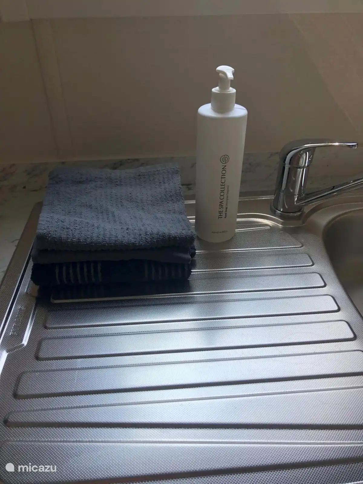 Keuken set, heerlijke handzeep van Spa.