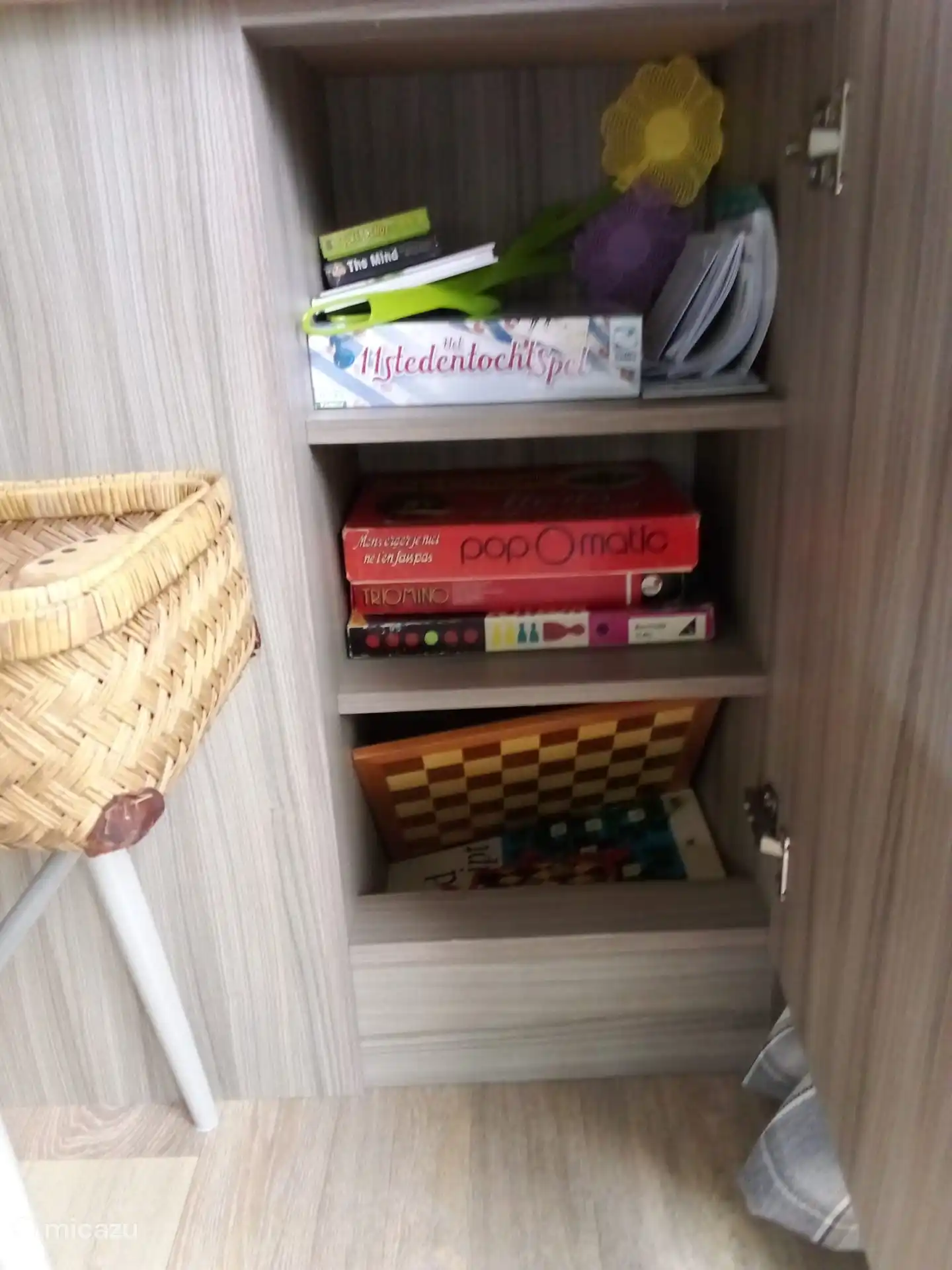 Gezellige bordspellen aanwezig 