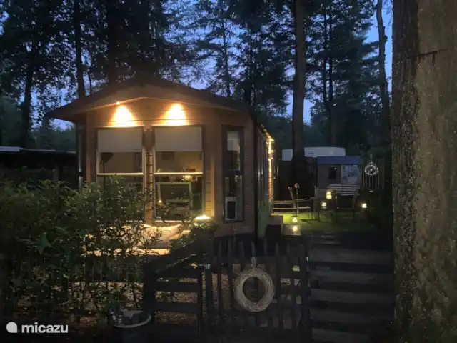 Maison Zeldenrust  en Países Bajos, Güeldres, Hoenderloo - chalet Maison Zeldenrust por la noche con iluminación romántica