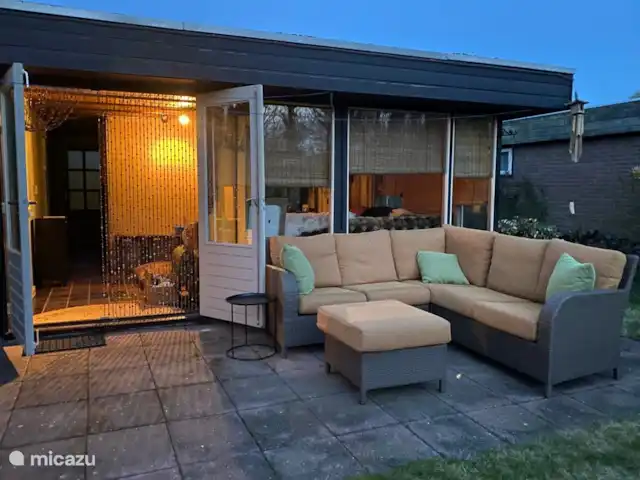 Fietsen, Nederland, Noord-Holland, Warmenhuizen, bungalow Casa Calida Casa Calida