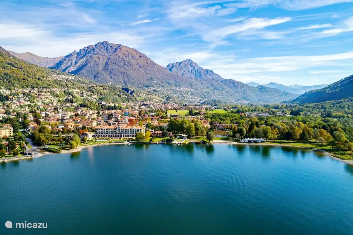 Porlezza seen from the water