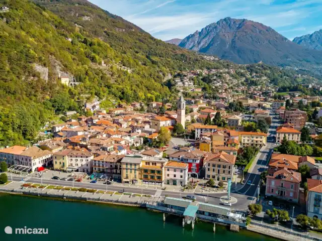 Chalet Casa Sole Porlezza en Italia, Lagos italianos, Porlezza - chalet Porlezza desde arriba