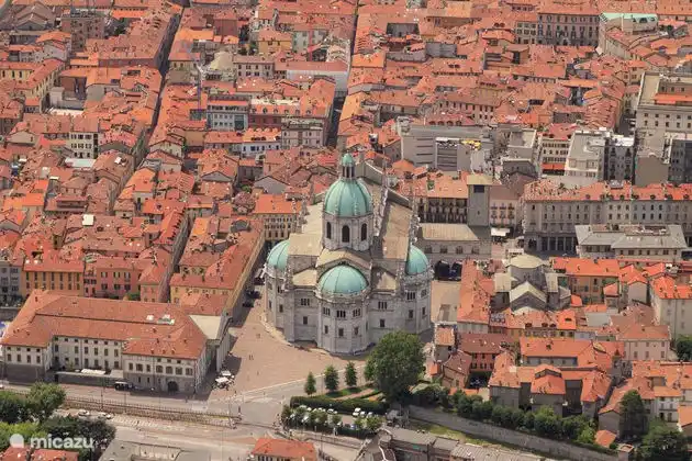 Como city with its nice squares and streets