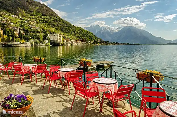 Terrace by the lake