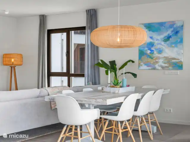The Wharf 7E, appartement citadin de luxe | Curaçao, Curaçao-Centre, Willemstad - appartement Table à manger