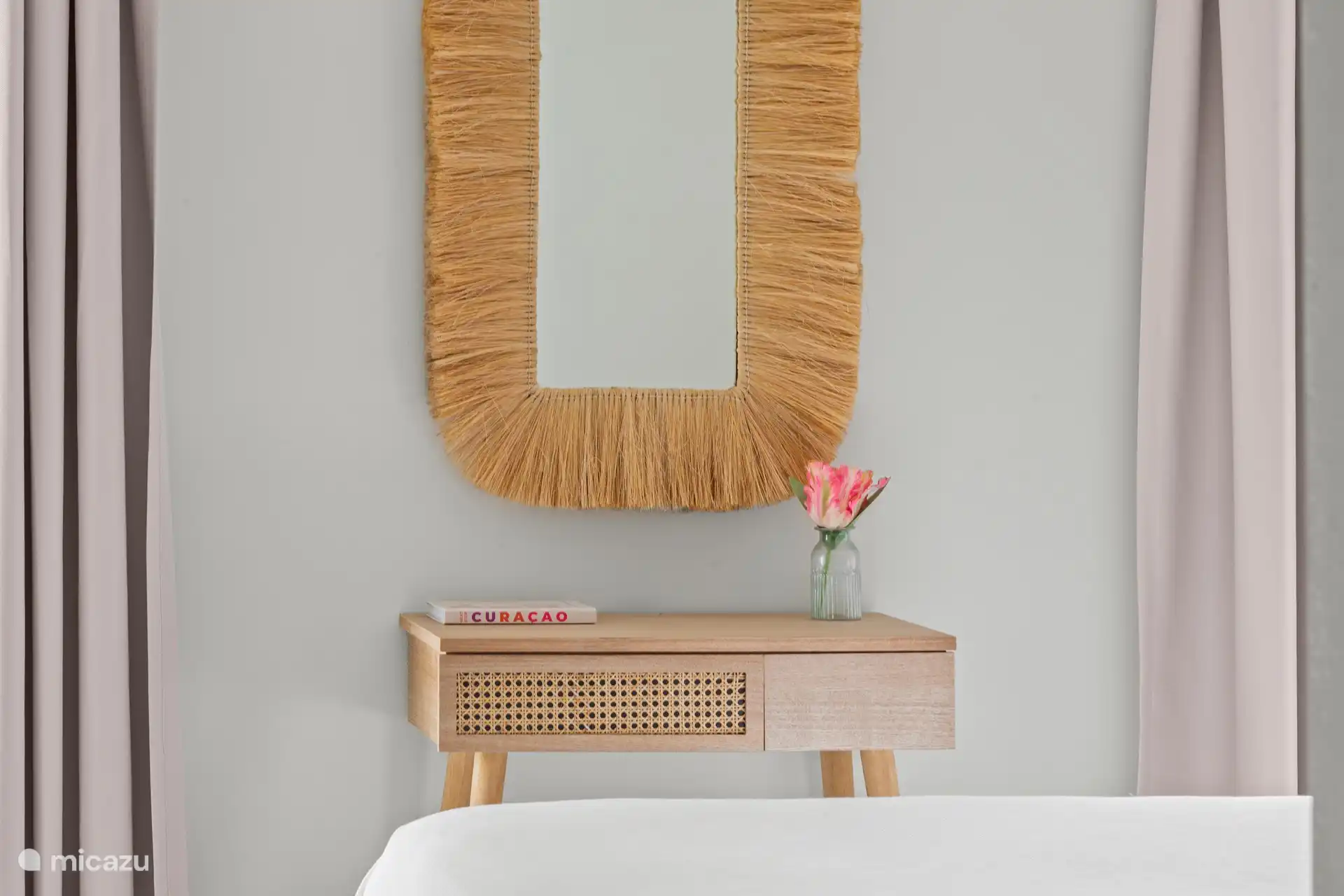 Master bedroom with a/c and adjoining bathroom