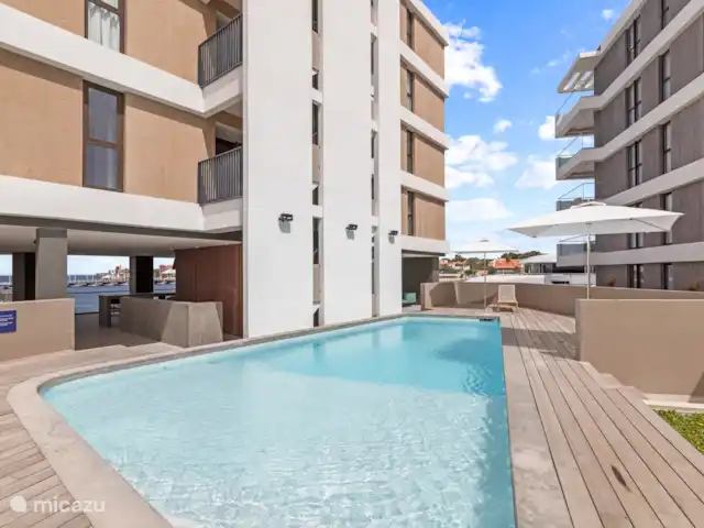The Wharf 7E, appartement citadin de luxe | Curaçao, Curaçao-Centre, Willemstad - appartement Piscine commune