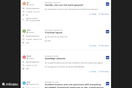 Les avis de Booking et Airbnb sont super !